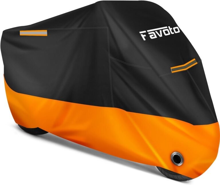 Favoto Motorcycle Cover Review: Waterproof Heavy-Duty Fit