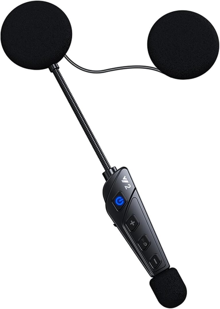 Motorcycle Helmet Speakers 2-Way Intercom Review: 200M Range, 12-Hr Battery