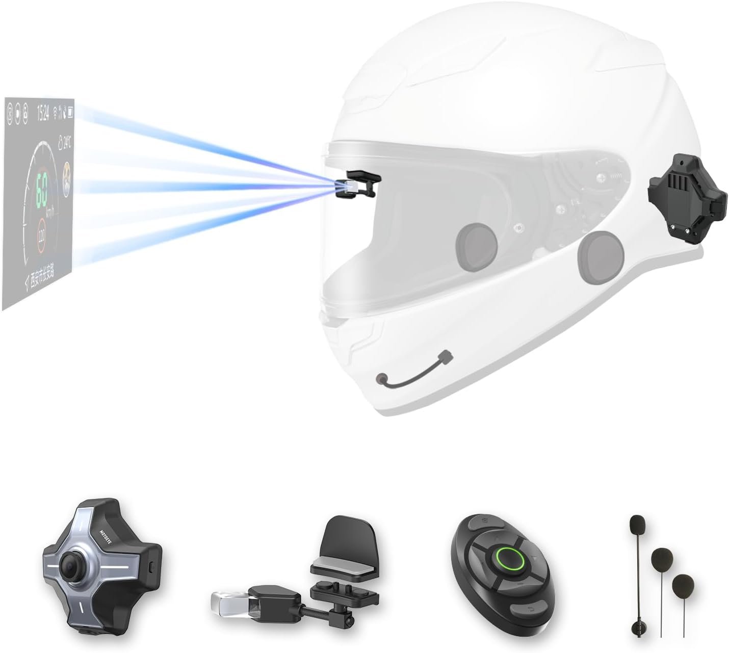 MOTOEYE E6+ Review: Motorcycle HUD and Smart Helmet System