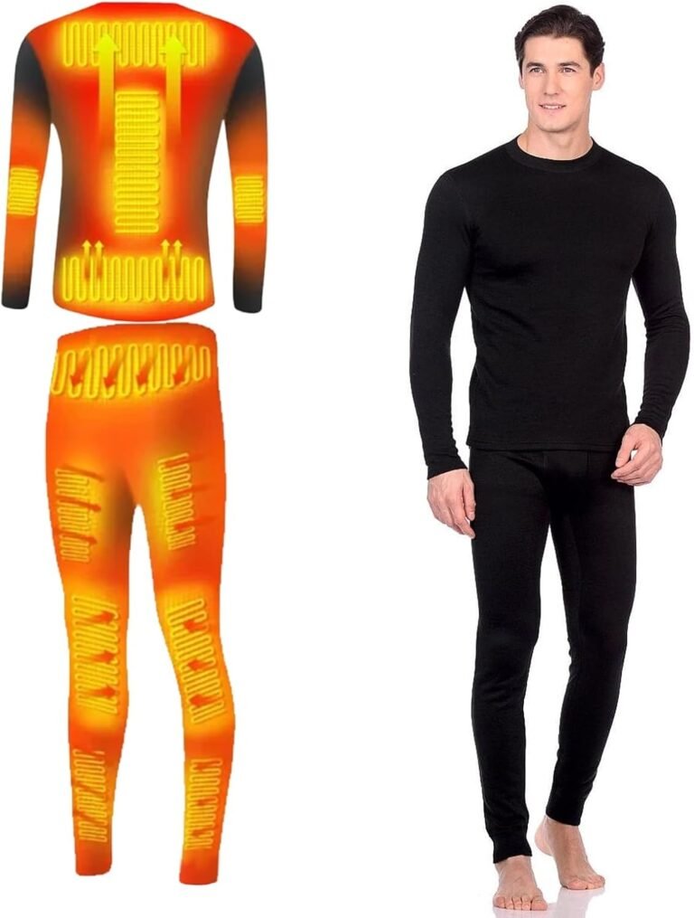 Electric Heated Underwear Set Fleece-Lined Suit Review