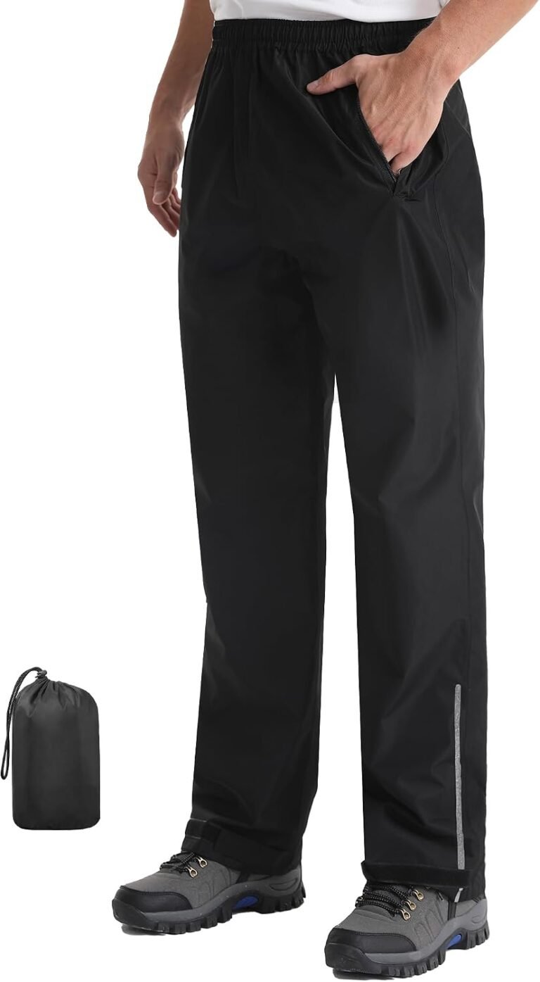 iCreek Men’s Rain Pants Packable Review: Budget Waterproof Over-Pants