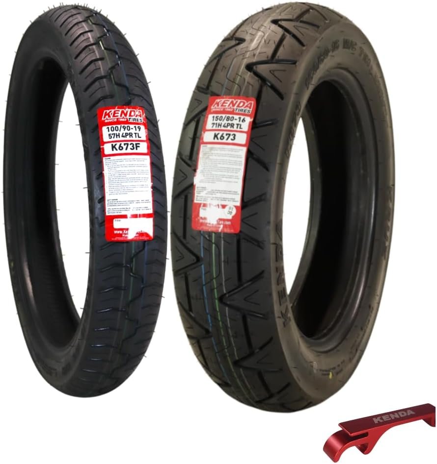 Kenda Kruz K673 Tires Review: Cruiser 100/90-19 & 150/80-16