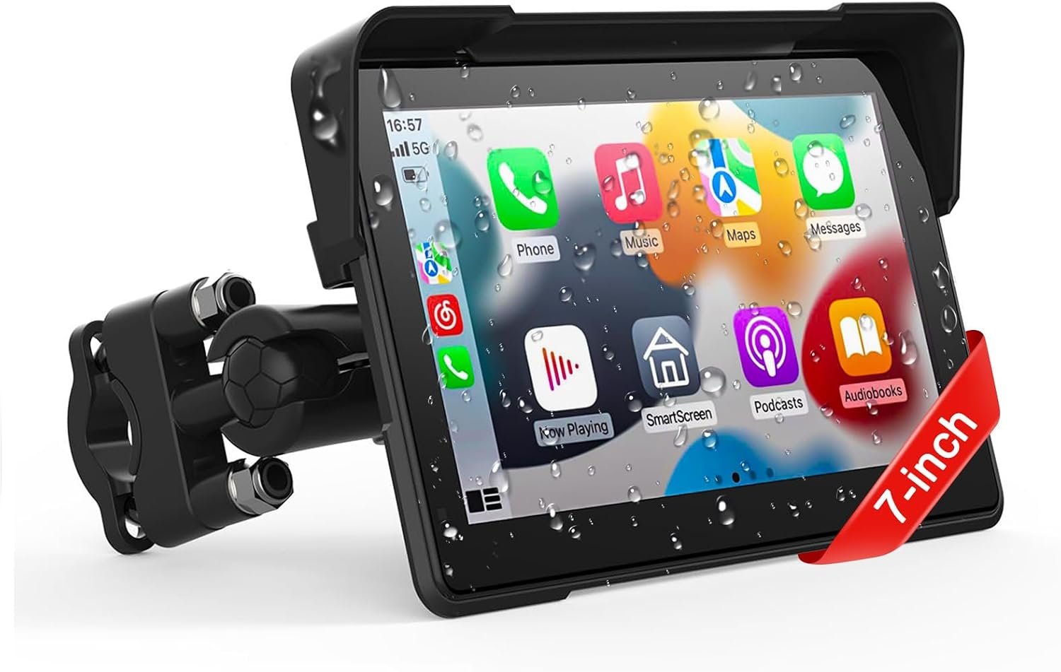 Wireless Motorcycle Apple CarPlay 7-inch GPS Review