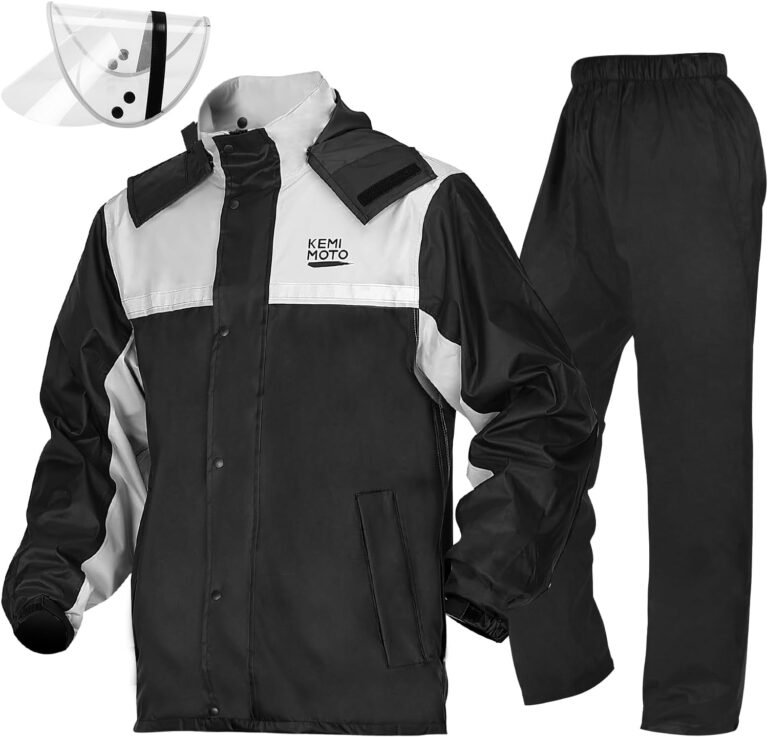 KEMIMOTO Motorcycle Rain Suit Review: Dual-Breathable, 15,000 mm