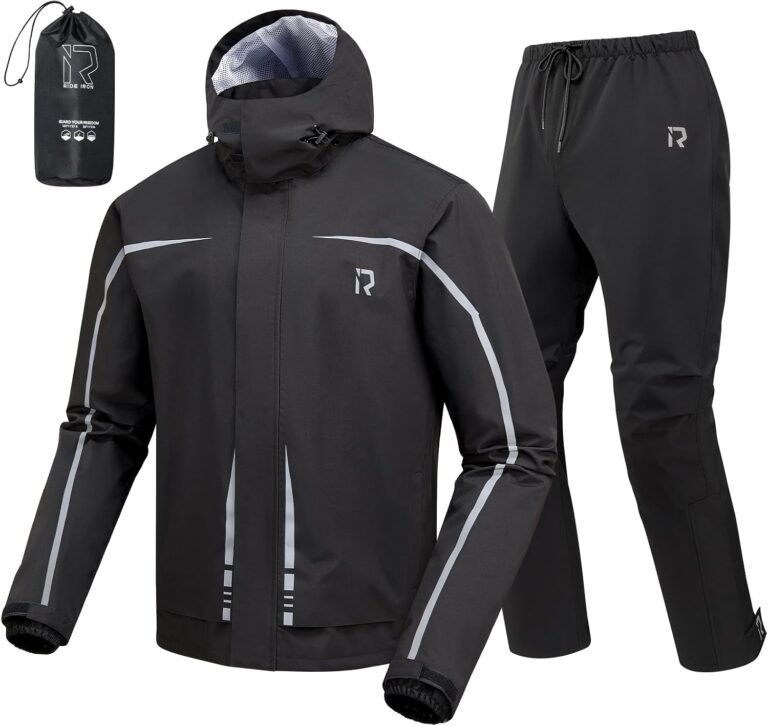 RIDEIRON Motorcycle Rain Gear Review: 15,000 mm Waterproof Suit