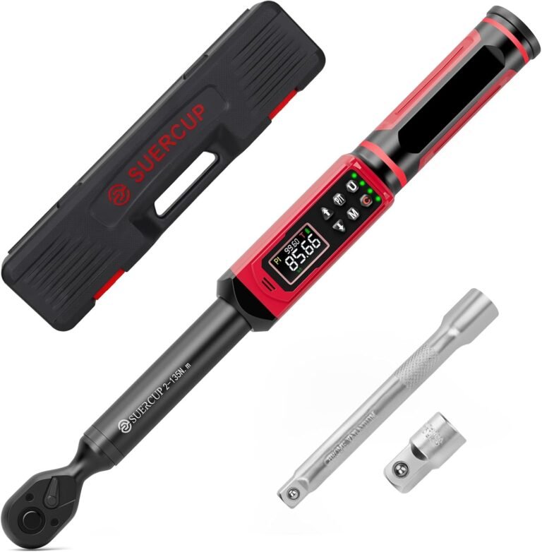 SUERCUP 3/8″ Digital Torque Wrench Review: 1.5–99.6 ft·lb, ±1% accuracy