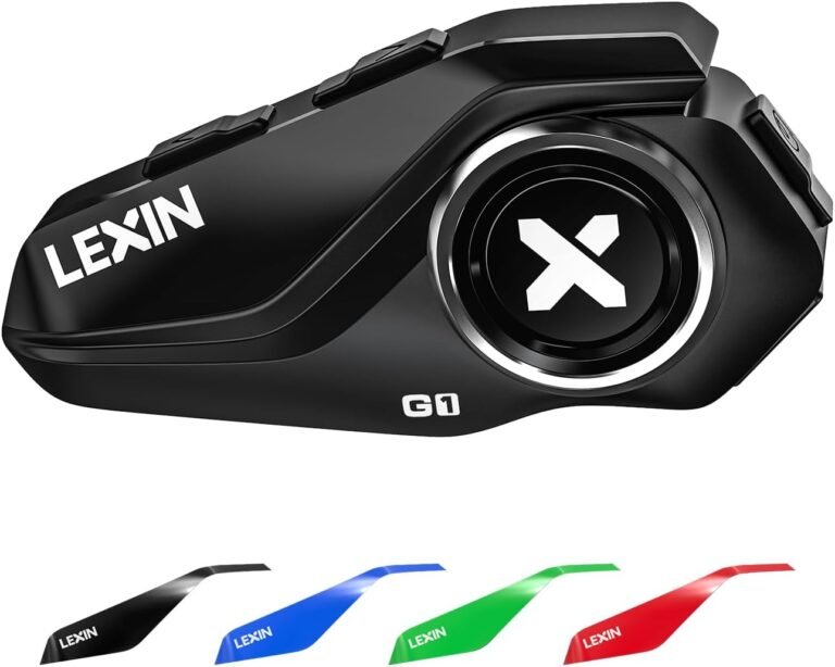 LEXIN G1 Motorcycle Bluetooth Headset Review: IP67, 40mm Speakers