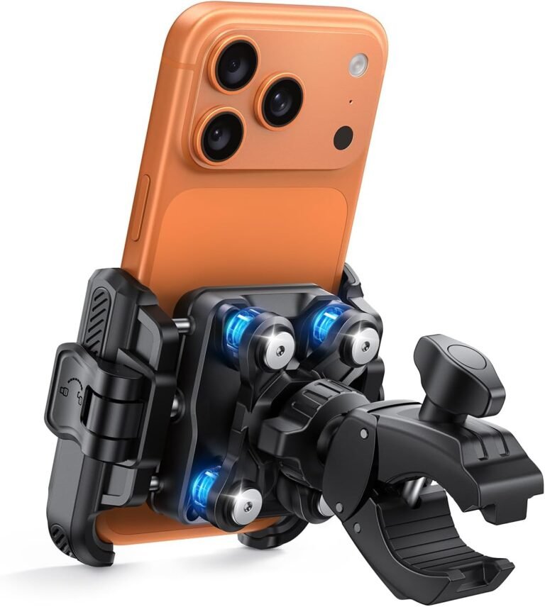 Lamicall Motorcycle Phone Mount Review: Vibration-Damping, Camera-Friendly