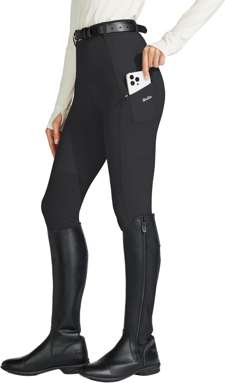WILLIT Women’s Horse Riding Breeches Review: Stretch Suede Knee Patch