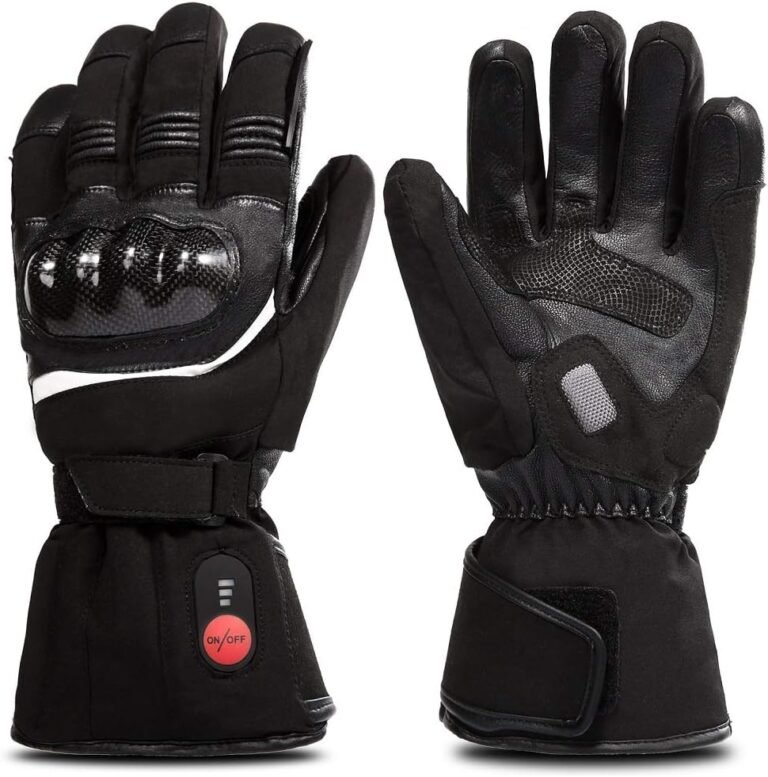 SAVIOR HEAT Heated Motorcycle Gloves Review: Battery-Powered Winter Option