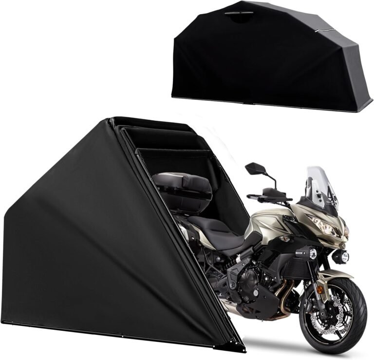 Motorcycle Storage Shelter Shed 4.5x11FT Review