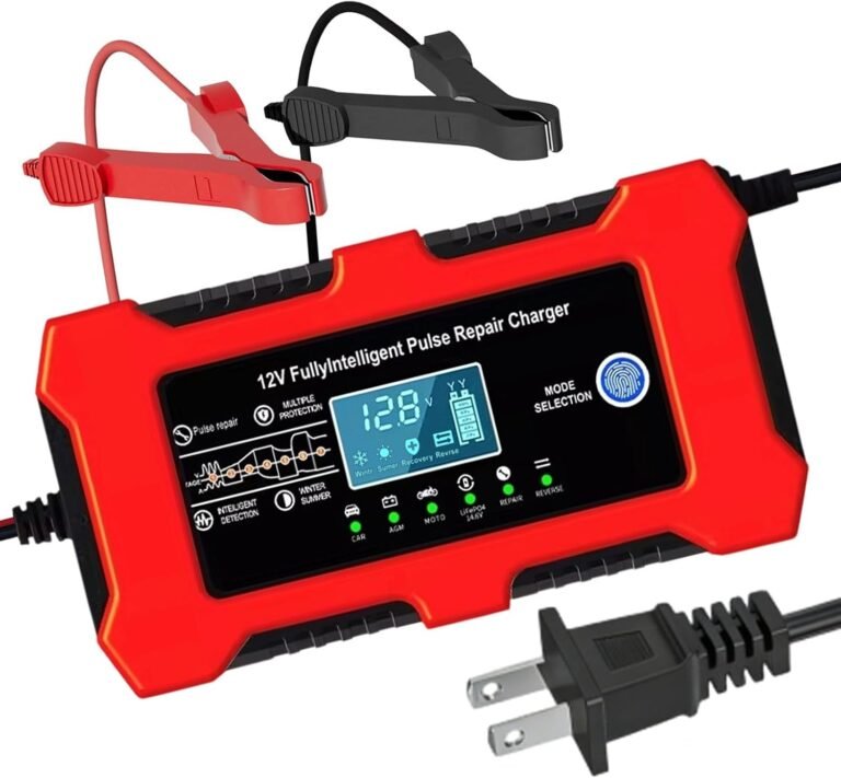 12V 10A Car Battery Charger Review: Trickle Charger with Desulfator
