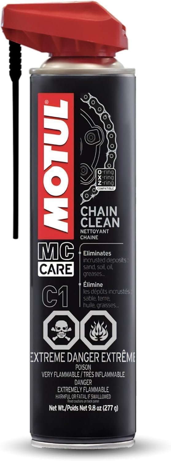 Motul C1 Chain Clean Review: Heavy-Duty Motorcycle Chain Cleaner