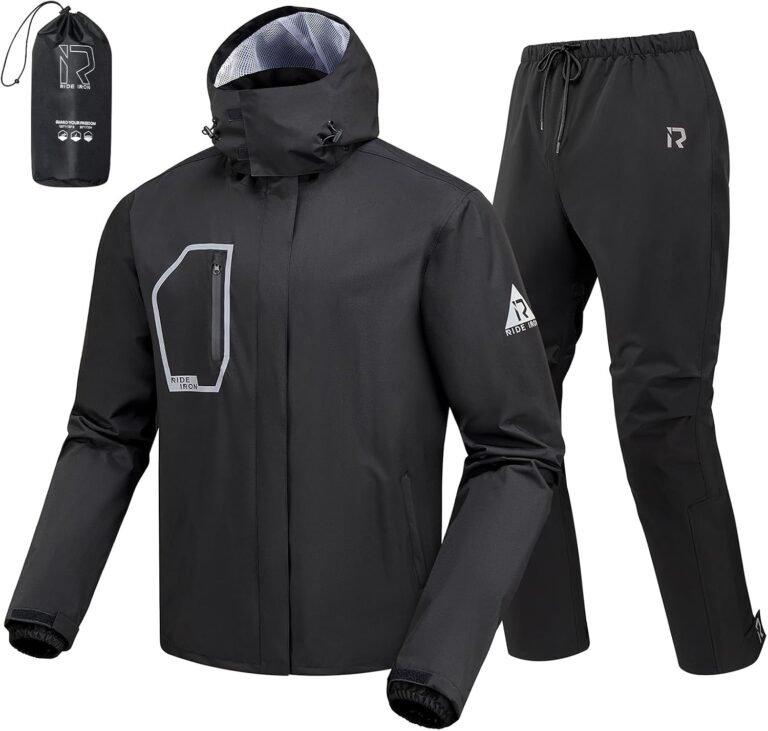 RIDEIRON MJ5012 Rain Suit Review: 15,000mm Reflective Set