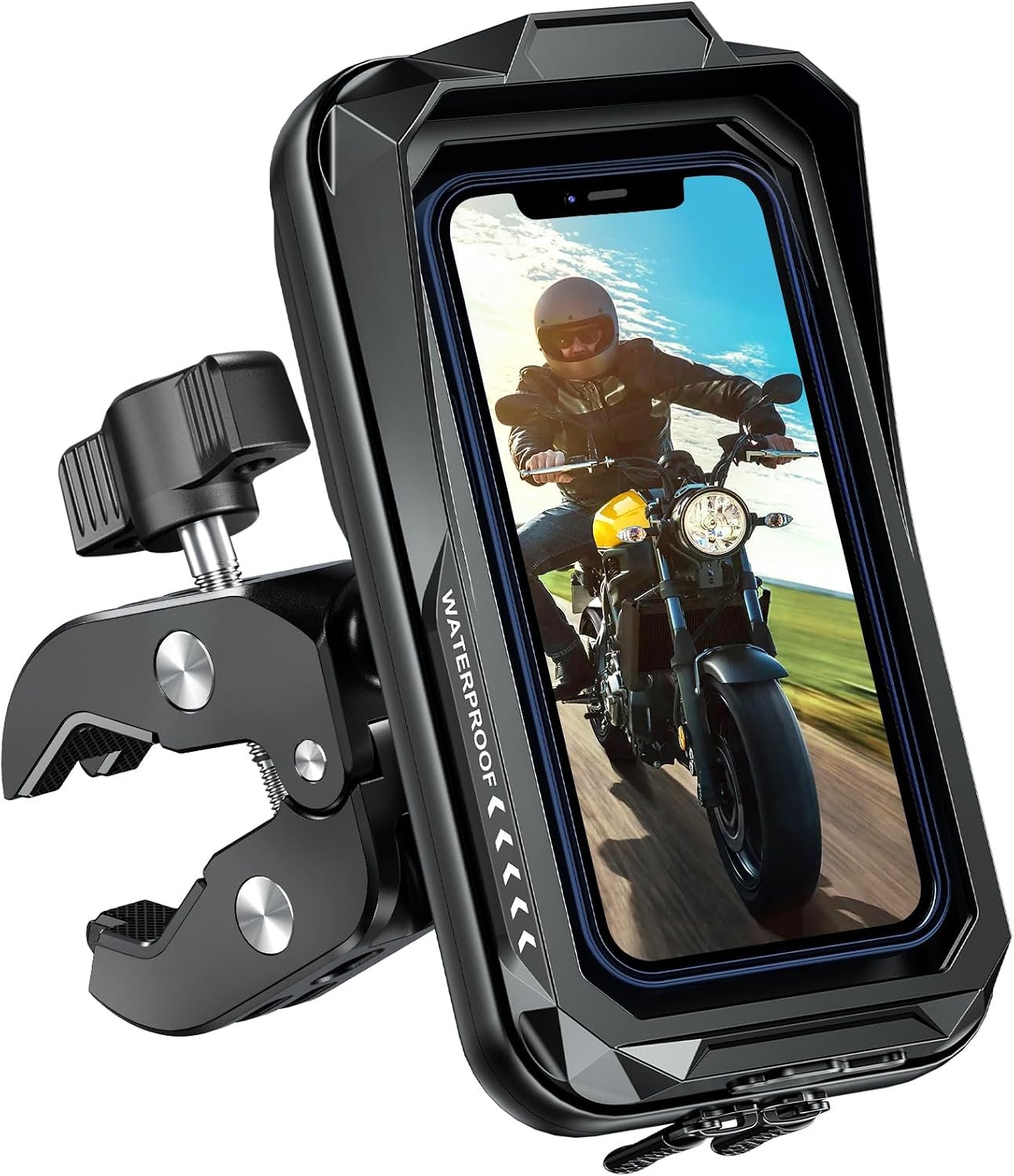 HUANLANG Motorcycle Phone Mount Review: Waterproof 360° Bag
