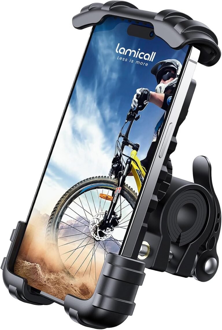 Lamicall Bike Phone Holder Review: Lockable One-Hand Handlebar Mount