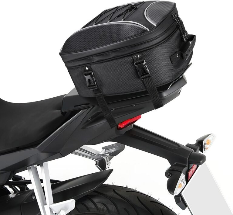 KEMIMOTO Motorcycle Tail Bag Review: 22-34L Expandable