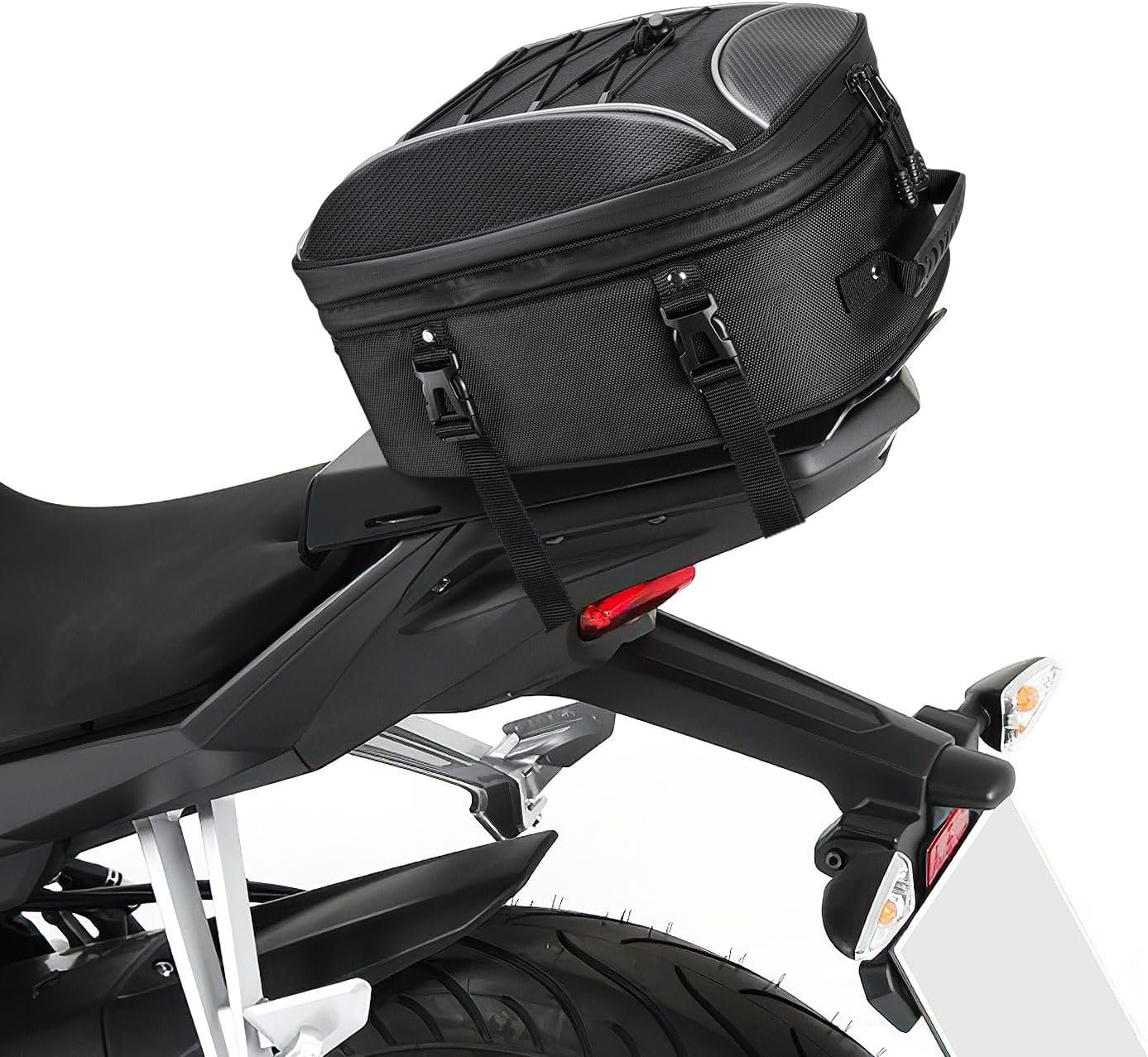 KEMIMOTO Motorcycle Tail Bag Review: 22-34L Expandable