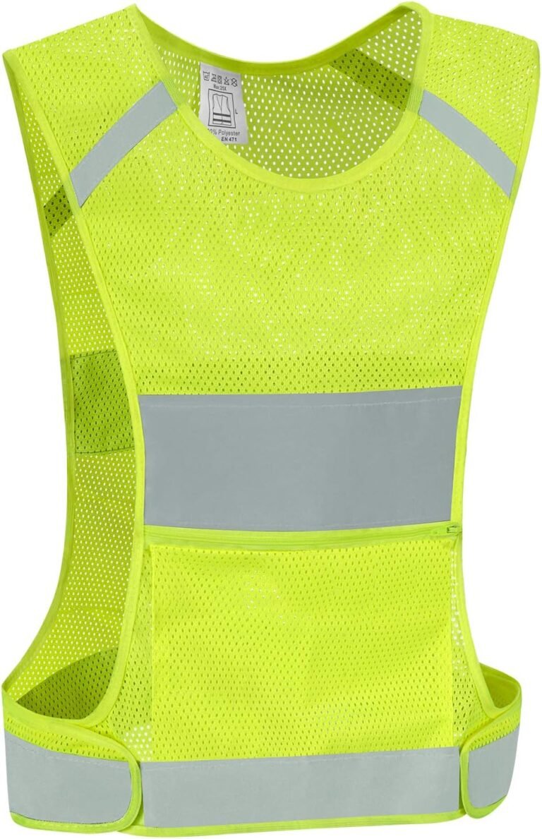 Reflective Vest Safety Running Gear Review: High-Vis Vest with Pocket