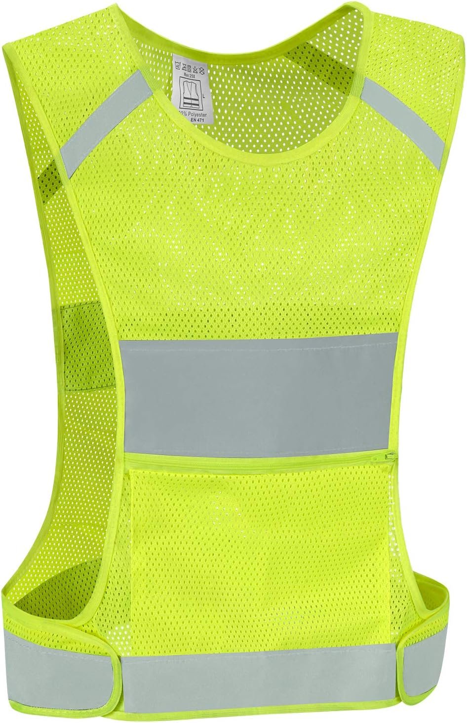 Reflective Vest Safety Running Gear Review: High-Vis Vest with Pocket