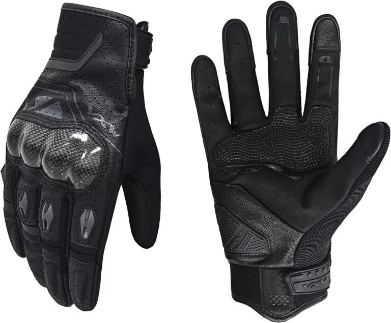 VXW Motorcycle Gloves Review: Palm Sliders & Knuckle Guards