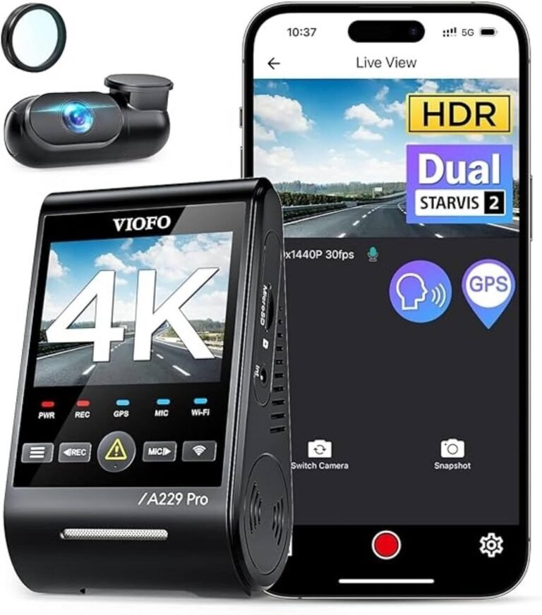 VIOFO A229 Pro Review: 4K Front / 2K Rear Dual STARVIS 2 Dash Cam