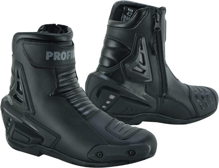 PROFIRST Motorcycle Riding Boots Review: Short Ankle Leather Option
