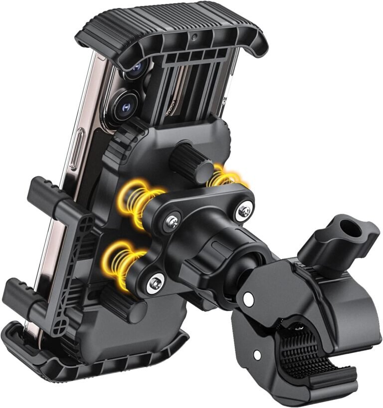 Bike Phone Holder for Handlebar Review: Shock-Absorbing Mount