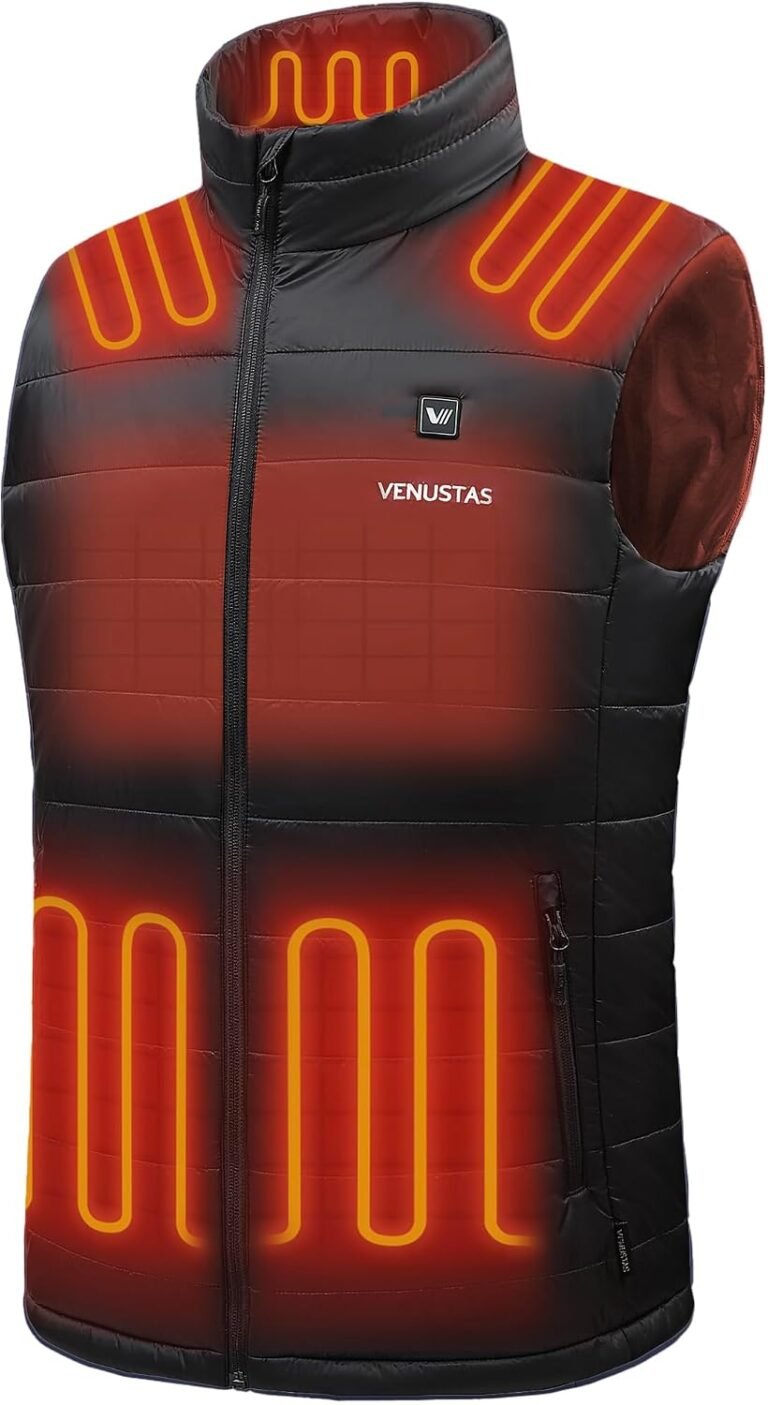 Venustas Men’s Heated Vest Review: Lightweight Quilted, 10-Hour Runtime