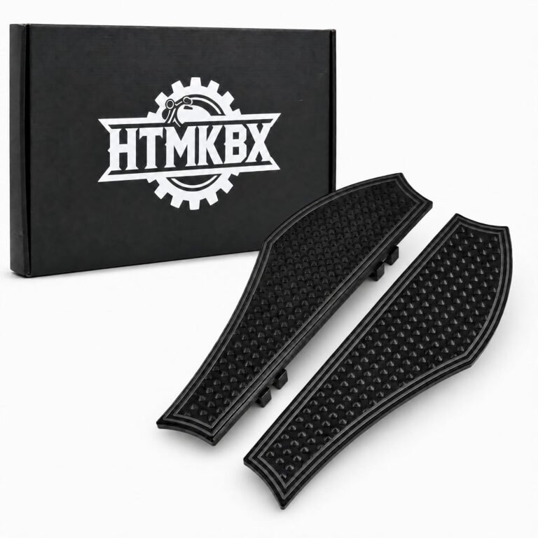 HTMKBX Black Front Rider Floorboards Review: 7075 Aluminum Upgrade