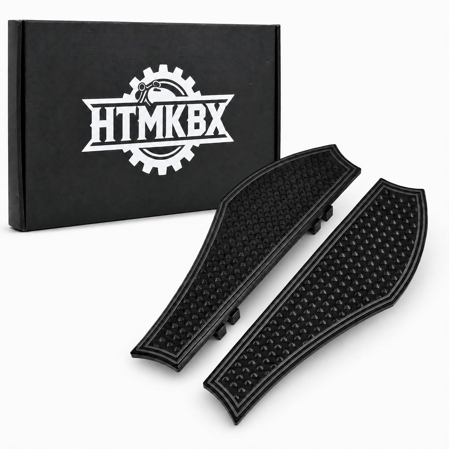 HTMKBX Black Front Rider Floorboards Review: 7075 Aluminum Upgrade