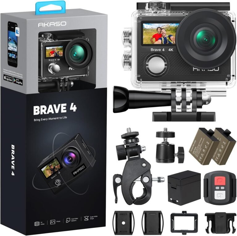 AKASO Brave 4 Action Camera Review: 4K Waterproof Kit