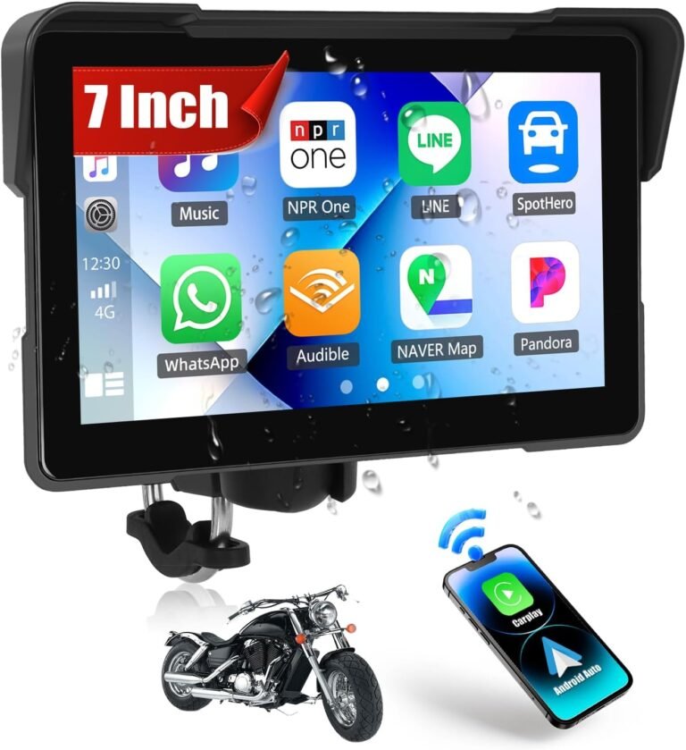 CAMECHO Motorcycle CarPlay Screen Review: 7-inch Portable CarPlay