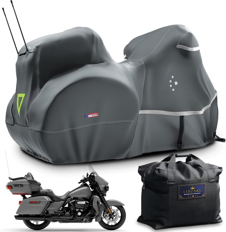 LIBZAKI 600D Motorcycle Cover Review: Heavy-Duty Touring Fit