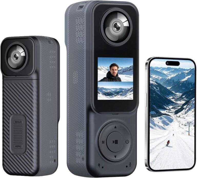HSJAKKK 4K Dual-Lens Vlogging Action Camera Review