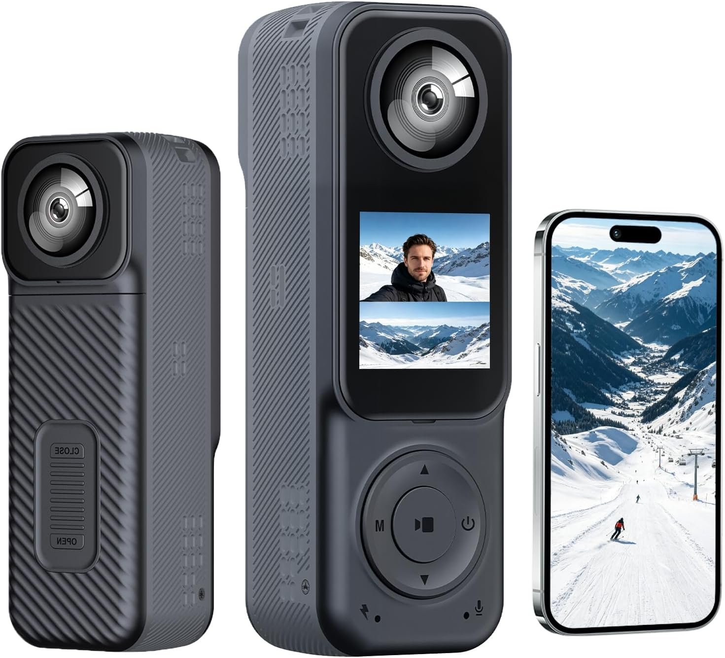 HSJAKKK 4K Dual-Lens Vlogging Action Camera Review