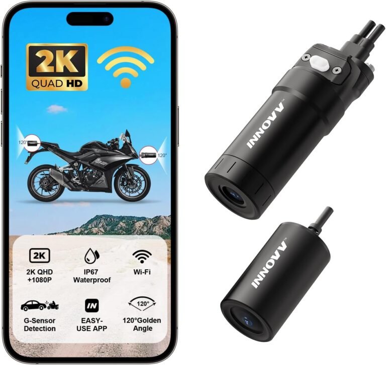 INNOVV K6 Motorcycle Dash Cam Review: Compact Dual 2K+1080P