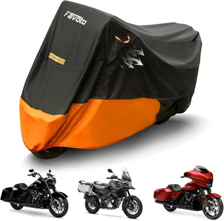 Favoto Motorcycle Cover Review: 420D Touring Cover for 108″ Bikes