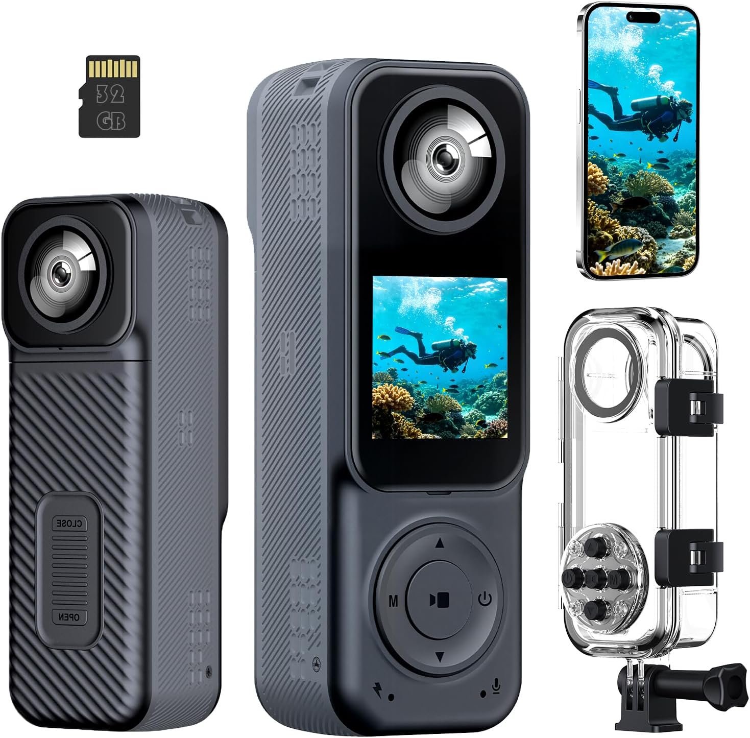 4K Handheld Vlogging Camera Body Cam Review: Dual-Lens Travel Action Cam