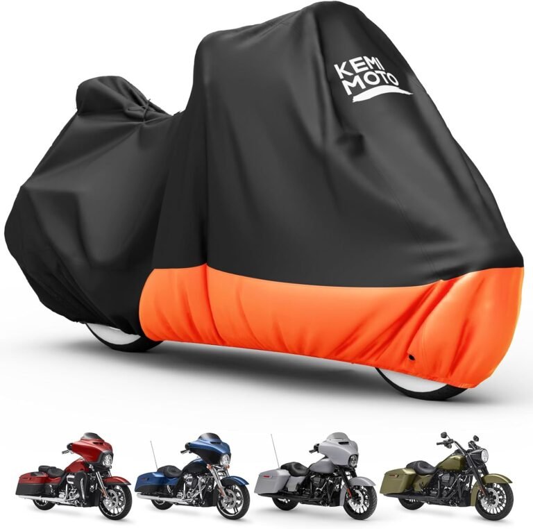 KEMIMOTO Heavy Duty 420D Motorcycle Cover Review