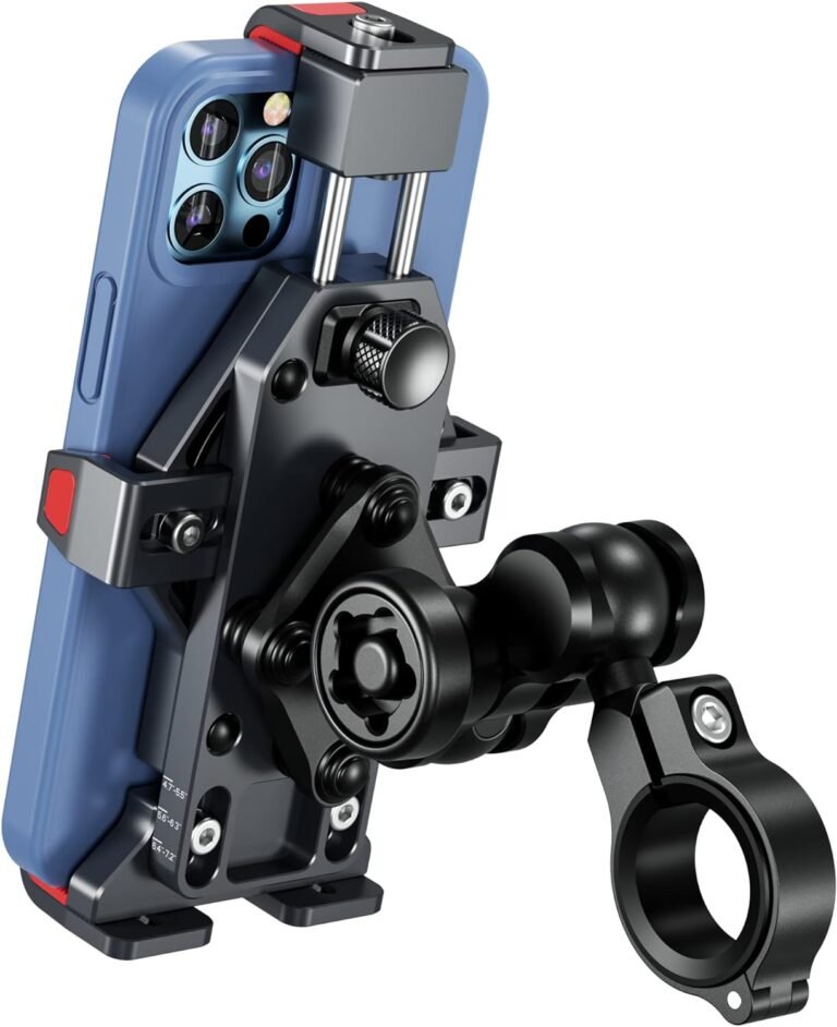 BRCOVAN Motorcycle Phone Mount Review: Anti-Theft Aluminum Cradle