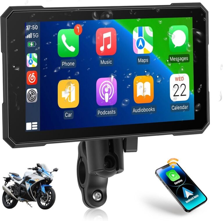 CAMECHO 5-Inch Motorcycle CarPlay GPS Navigation System Review