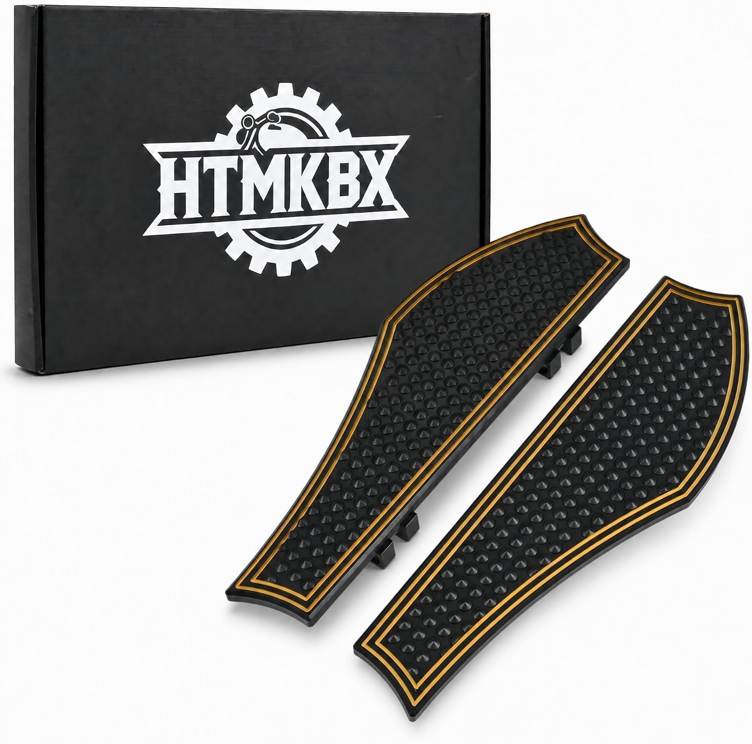 HTMKBX Black & Gold Front Rider Floorboards Review