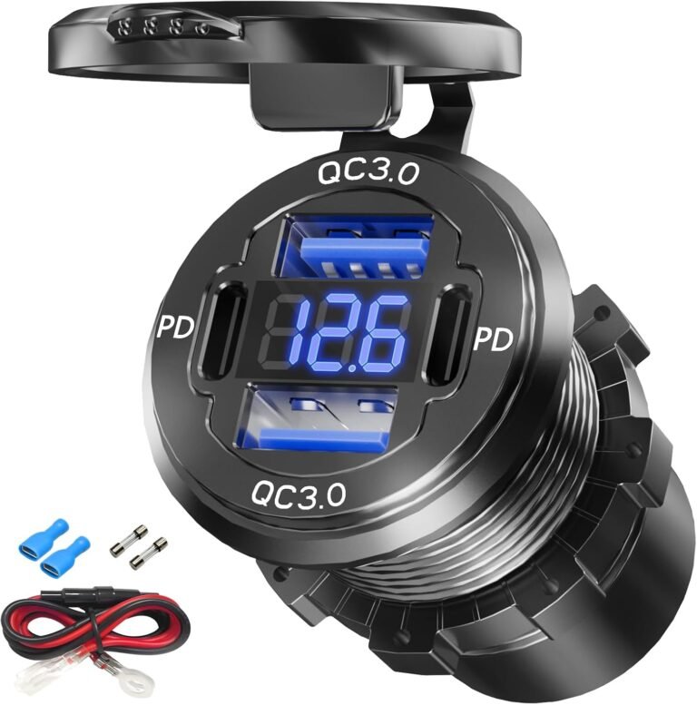 VANONE Dual PD & QC3.0 USB Car Charger Socket Review