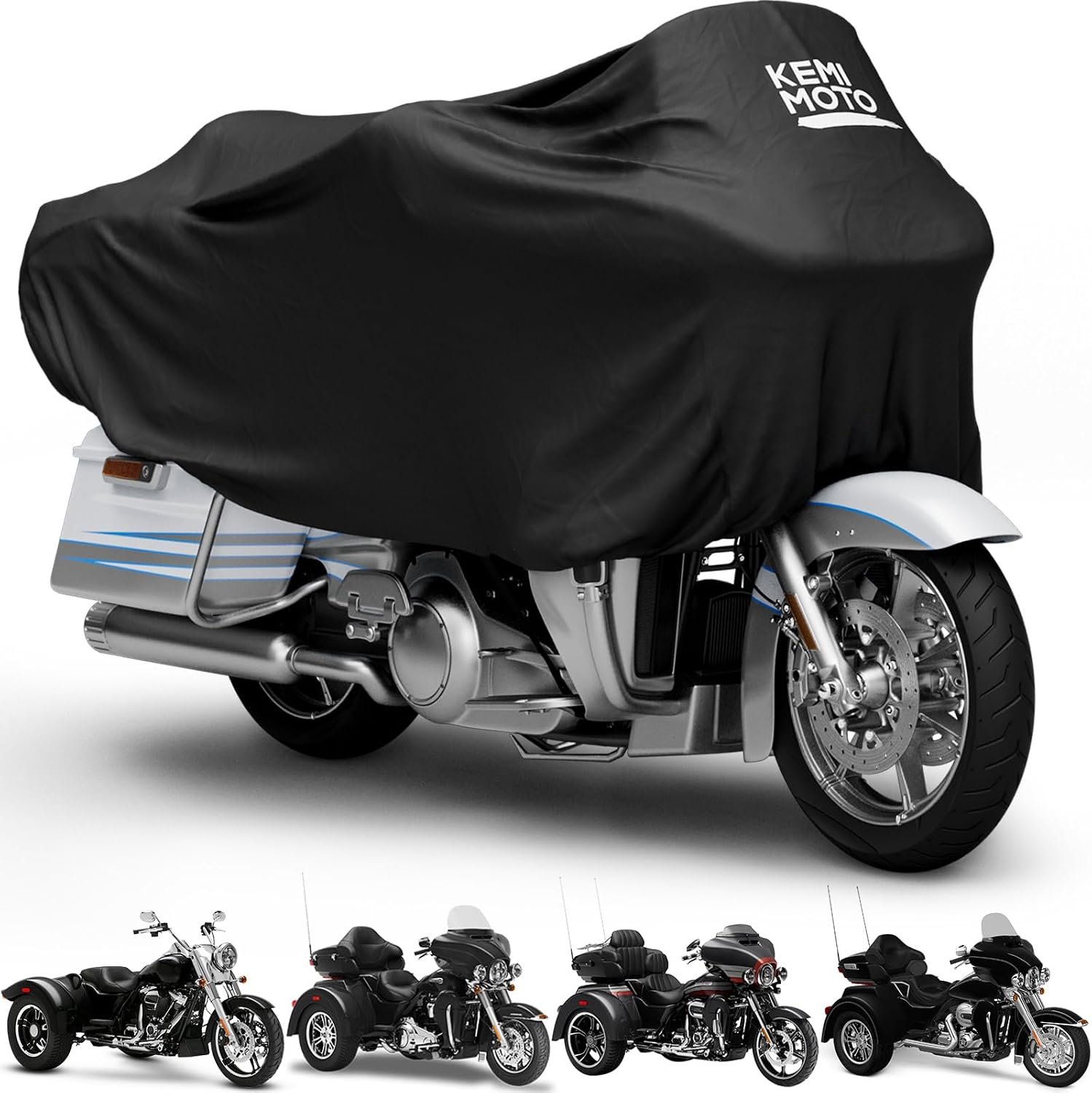KEMIMOTO Heavy Duty 300D Half Motorcycle Cover Review