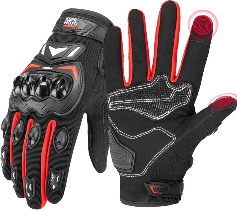 KEMIMOTO Motorcycle Gloves Review: Lightweight Touchscreen Riding Gloves