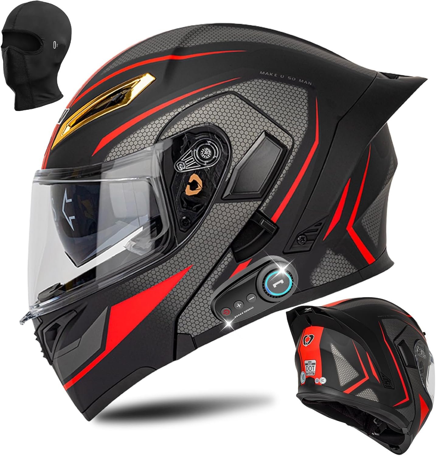 Bluetooth Modular Motorcycle Helmet Review: DOT-Certified Flip-Up