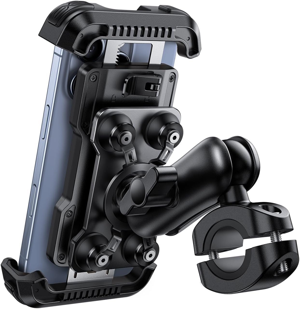 Lamicall Motorcycle Phone Mount Holder Review: Dual Vibration Dampener