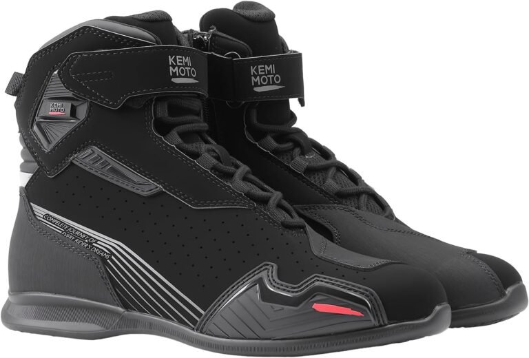 KEMIMOTO Motorcycle Boots Review: Breathable Mesh with Fleece Lining