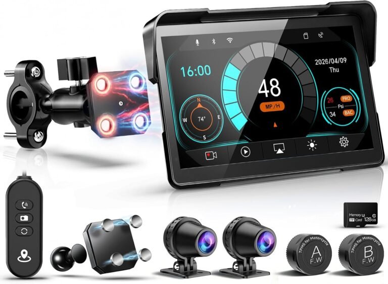 LBW 7″ Wireless Motorcycle CarPlay Review: 2K Dual Dash Setup